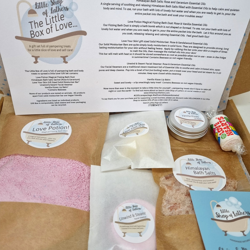 Little Box of Love - Bath and Body Letterbox Gift Set