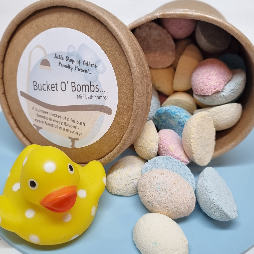 Bucket O' Bombs - Mini Bath Bombs - Mixed Tub