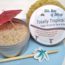 Load image into Gallery viewer, Sugar Scrub - Totally Tropical (Mango &amp; Papaya) - Face and Body Exfoliator
