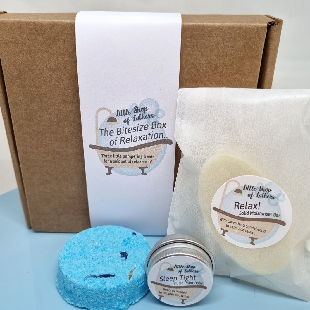 The Bitesize Box of Relaxation - Bath and Body Letterbox Gift Set