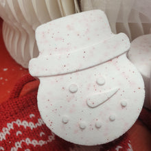 Load image into Gallery viewer, Frosty the Snowman Bath Bomb - Festive bath treat - Christmas Stocking Filler
