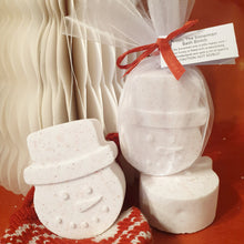 Load image into Gallery viewer, Frosty the Snowman Bath Bomb - Festive bath treat - Christmas Stocking Filler
