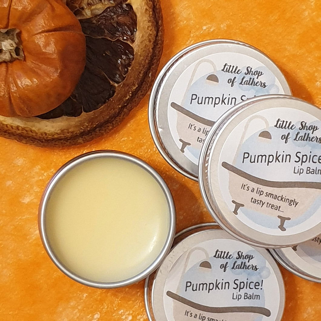 Pumpkin Spice Lip Balm - Halloween inspired natural lip treat