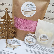 Load image into Gallery viewer, Have yourself a Merry Chuffin&#39; Little Christmas - Festive Yorkshire themed Bath and Body Letterbox Gift Set - Christmas Stocking Filler
