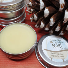 Load image into Gallery viewer, Nog! Lip Balm - natural lip treat - Christmas gift idea - Egg-nog inspired
