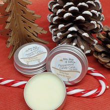 Load image into Gallery viewer, Peppermint Candy Cane Lip Balm - natural lip treat - Christmas gift idea
