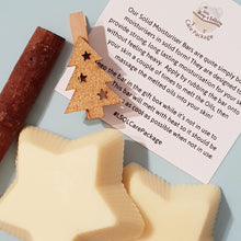 Load image into Gallery viewer, Festive Solid Moisturiser Bar - Christmas Star - Christmas Gift Idea
